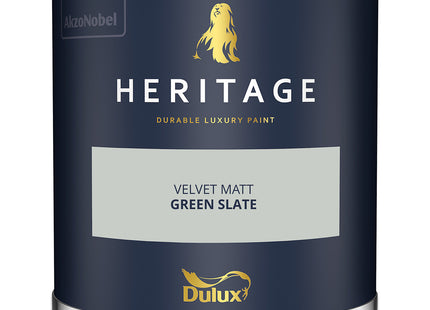 Dulux Heritage Velvet Matt Emulsion Tester Pot 125ml - Green Slate
