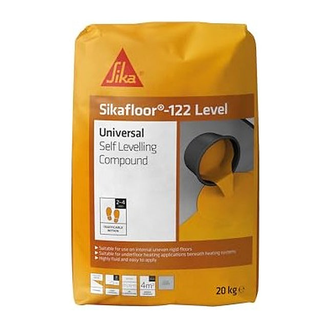 Everbuild Sika Sikafloor 122 Level Universal Self Levelling Flooring Compound, 20kg