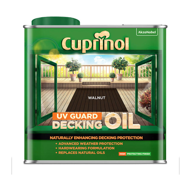 Cuprinol UV Guard Decking Oil Walnut 2.5 Litre