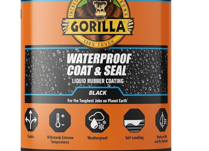 Gorilla Glue Waterproof Coat & Seal Black 946ml