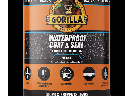 Gorilla Glue Waterproof Coat & Seal Black 946ml