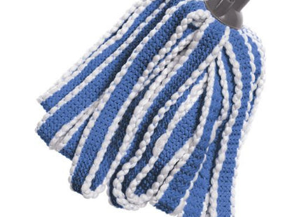 Addis Mega 100% Microfibre Mop Replacement Refill head, Blue & White