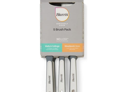 Harris No Loss Paint Brush Set X 5 Seriously Good Wall & Woodwork