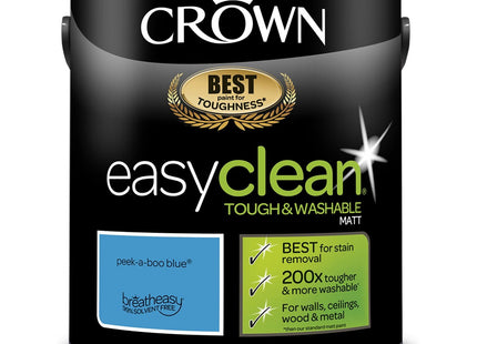 Crown Peek-a-boo Blue 2.5 Litre easyclean Matt Emulsion