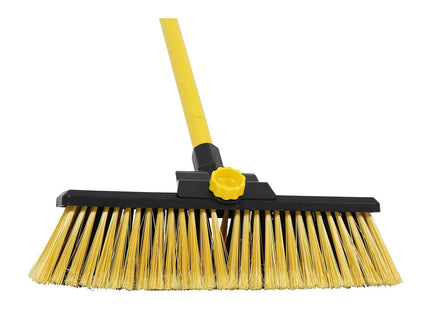 Bulldozer Heavy-duty Broom Clipped with Handle 355mm (14in), designed for dry/wet sweeping applications