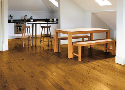 Ronseal Diamond Hard Floor Varnish Dark Oak Satin 2.5 Litre