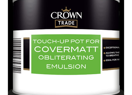 Crown Trade Covermatt Obliterating Emulsion 500ml White