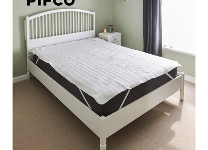 Pifco Electric Blanket King Size Dual Controls Electric Under Blanket with 3 Heat Settings Machine Washable