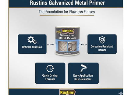 Rustins Galvanized Metal Primer 250ml