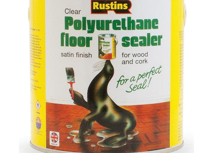 Rustins Polyurethane Floor Sealer Satin 2.5 Litre