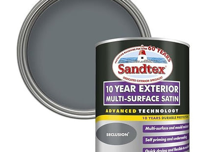 Sandtex 10 Year Multi Surface Satin Paint Seclusion 750ml