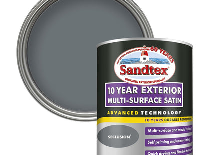 Sandtex 10 Year Multi Surface Satin Paint Seclusion 750ml