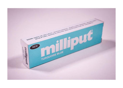 Milliput Epoxy Putty - Turquoise Blue - 4oz (113.4g) Pack