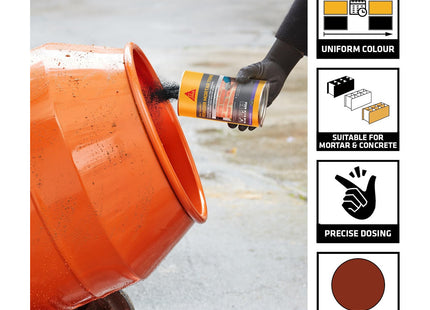 Everbuild Sika MaxMix Powder Mortar Tone - Reduces Pigment Bleeding and Segregation - Red - 1kg