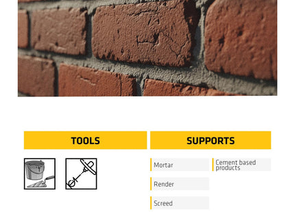 Everbuild Sika MaxMix Powder Mortar Tone - Reduces Pigment Bleeding and Segregation - Red - 1kg
