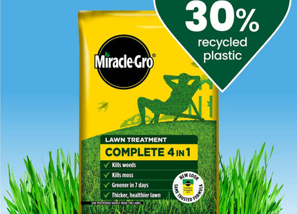 Miracle-Gro Complete 4 in 1 Lawn Food, Weed and Moss Control 400m2 14kg