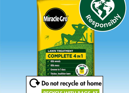 Miracle-Gro Complete 4 in 1 Lawn Food, Weed and Moss Control 400m2 14kg
