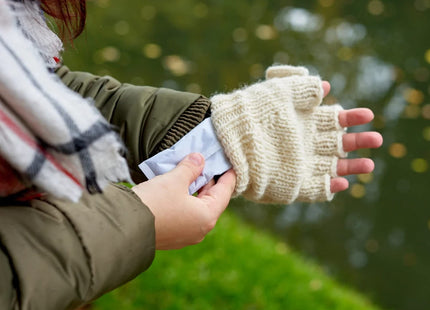 Haago Hand Warmers, Unisex Adult Hand Warmer, White