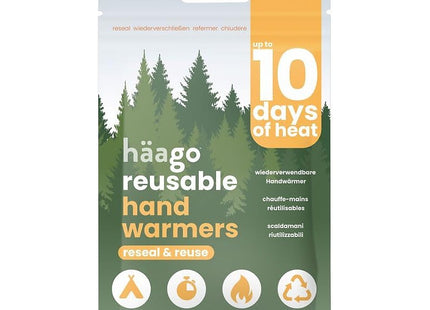 Haago Reusable Hand Warmers 1 Pair 100% Natural