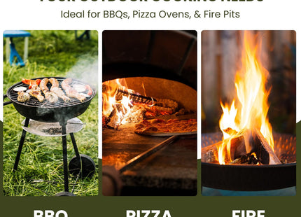 Green Olive Firewood Company Olive Hardwood Logs Kiln Dried Logs For Wood Burner, Aromatic Pizza Oven Wood. Hardwood for Pizza Ovens 7.5kg