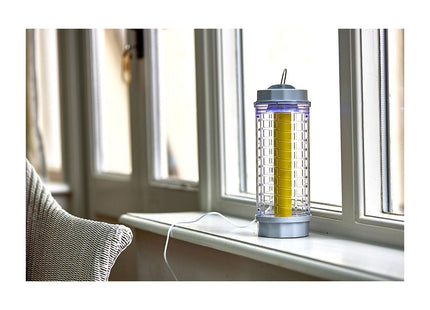 STV Zero In UV Light Kitchen Insect Killer Refills - 4 Pack - Kills Flies, Moths, and Midges Hygienic Disposal Poison-Free, Yellow