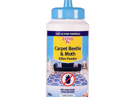 STV Zero In All-In-One Carpet Beetle & Moth Killer Kit. Prevent Reinfestations. Value Kit Includes Powder, Killer, Strips 20-Pack