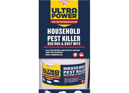 STV Zero In Ultra Power Household Pest Killer Refillable Sprayer - 2 Litre Professional-Strength Indoor Insect Control