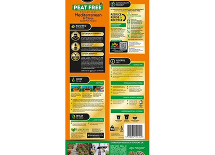 Miracle-Gro Peat-Free Premium Mediterranean & Citrus Plant Compost, 10 Litre