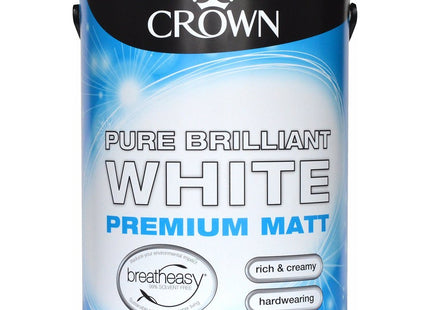 Crown Matt Emulsion 5 Litre PBW