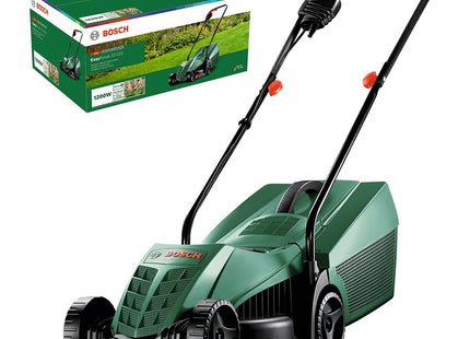 Bosch Corded Lawnmower EasyRotak 32-225 (1200 Watt, Cutting Width: 32 cm, 31-Litre Grass Box, Suitable for Quick and Easy Mowing with Tidy Edges)