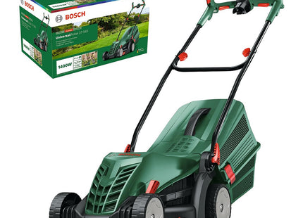 Bosch Corded Lawnmower UniversalRotak 37-565 (230 V, Cutting Width: 37 cm, 40-Litre Grass Box, with GrassCombs)