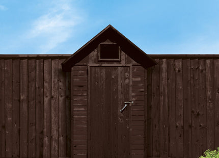 Ronseal One Coat Shed and Fence Protector Dark Oak 5 Litre (Covers up to 6 Fence Panels) All Weather Protection