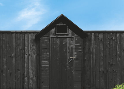 Ronseal One Coat Shed and Fence Protector Tudor Black Oak 5 Litre (Covers up to 6 Fence Panels) All Weather Protection