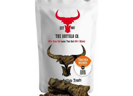 The Buffalo Co. Buffalo Trachea Rounds for Dogs 100g