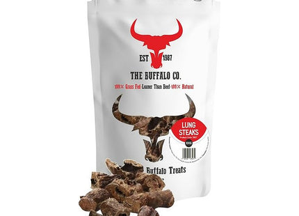 The Buffalo Co. Buffalo Lung Steaks for Dogs 100g