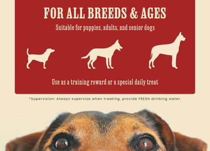The Buffalo Co. Premium Buffalo Sausage for Dogs 300g 100% Natural Grass-Fed Dog Treats