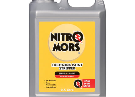 Nitromors Lightning Paint Stripper 2.5 Litre, Heavy-Duty, Safer Paint Remover for Wood & Metal