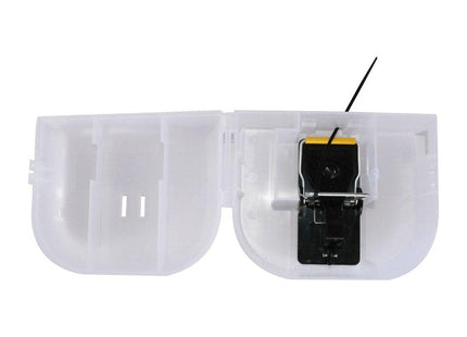 Pest-Stop Easy Set Rat Trap Box Reusable Snap Trap in Enclosed Housing Indoor Use Durable Plastic