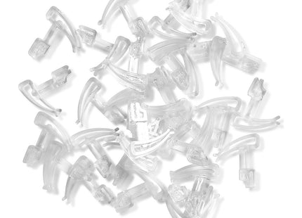 Pest-Stop Bird Spike Clips - Pack of 30 - Secure Fixing for Guttering and Edges - Translucent UV-Resistant Plastic - For Use Bird Spikes