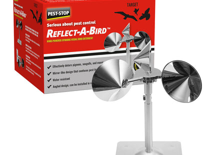 Pest-Stop Reflect-A-Bird Wind-Powered Spinning Visual Bird Deterrent