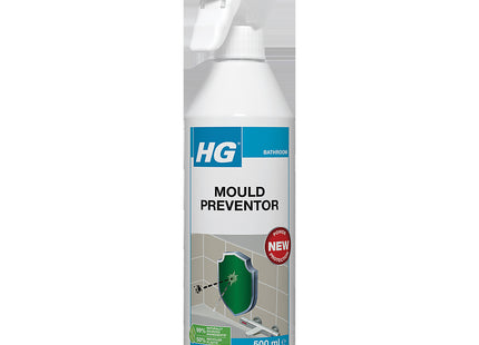 HG Mould Preventor Spray, Non Slip Anti Mould Spray & Bathroom Cleaner Protector 500ml