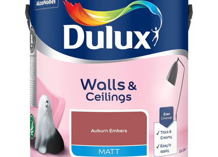 Dulux Matt Auburn Embers 2.5 Litre