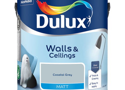 Dulux Matt Coastal Grey 2.5 Litre