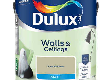 Dulux Matt Fresh Artichoke 2.5 Litre