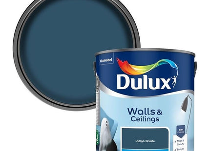 Dulux Indigo Shade Walls & Ceilings Matt Emulsion paint, 2.5 Litre