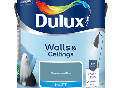 Dulux Matt Stonewashed Blue 2.5 Litre