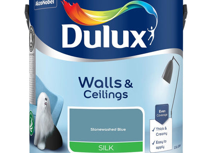 Dulux silk Stonewashed Blue 2.5 Litre