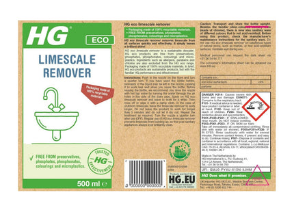 HG Eco Limescale Remover 500ml