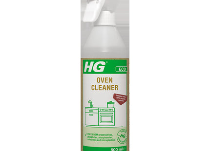 HG Eco Oven Cleaner & Degreaser Spray for Gas, Electric, BBQ & Pizza Ovens, Eco-Conscious Kitchen Cleaner, Recyclable Bottle - 500ml