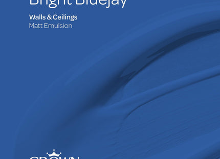 Crown Bright Bluejay 2.5 Litre Walls & Ceilings Matt Emulsion
